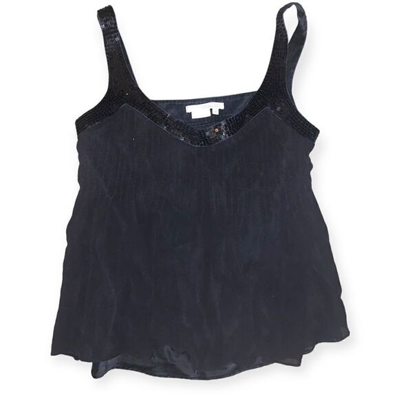 Y2k sequin babydoll tank blouse - Picture 1 of 3